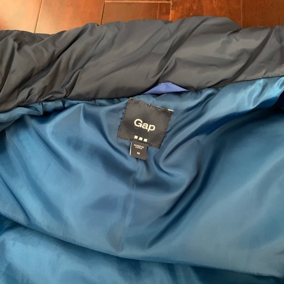 Gap Puffer Sleeveless Vest Two Toned 90s/Y2K bubble vest - Picture 6 of 8